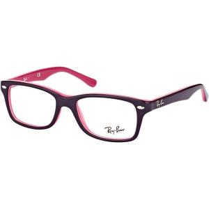 imageRayBan Kids Ry1531 Square Prescription Eyeglass FramesViolet on FuchsiaDemo Lens
