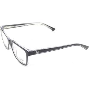 imageRayBan Kids Ry1536 Square Prescription Eyeglass FramesBlack on TransparentDemo Lens