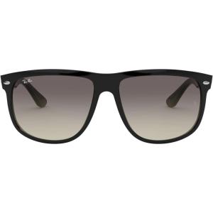 imageRayBan RB4147 Boyfriend Square SunglassesBlackGrey Gradient Dark Grey