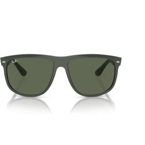 imageRayBan RB4147 Boyfriend Square SunglassesGreenDark Green