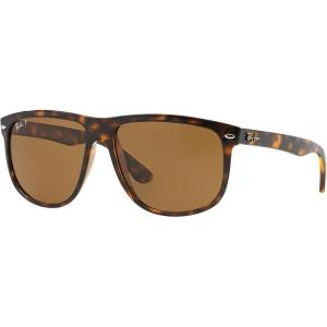 imageRayBan RB4147 Boyfriend Square SunglassesLight HavanaPolarized Brown