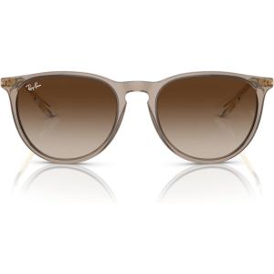 imageRayBan RB4171F Erika Low Bridge Fit Round SunglassesTransparent Light BrownBrown Gradient