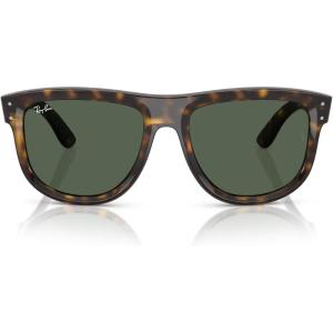 imageRayBan Rbr0501s Boyfriend Reverse Square SunglassesDark HavanaDark Green