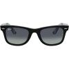 imageRayBan RB2140 Original Wayfarer SunglassesBlack on Chevron GreyBurgundyLight Grey Gradient Blue