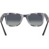 imageRayBan RB2140 Original Wayfarer SunglassesBlack on Chevron GreyBurgundyLight Grey Gradient Blue