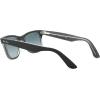 imageRayBan RB2140 Original Wayfarer SunglassesBlack on TransparentBlue Gradient Grey