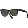 imageRayBan RB2140 Original Wayfarer SunglassesBrown Tortoise Frame With Green G15 Lenses