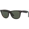 imageRayBan RB2140 Original Wayfarer SunglassesBrown Tortoise Frame With Green G15 Lenses