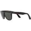 imageRayBan RB2140 Original Wayfarer SunglassesBrown Tortoise Frame With Green G15 Lenses