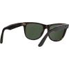 imageRayBan RB2140 Original Wayfarer SunglassesBrown Tortoise Frame With Green G15 Lenses