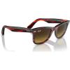 imageRayBan RB2140 Original Wayfarer SunglassesStriped RedBrown Gradient