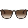 imageRayBan RB4187 Chris Square SunglassesBrown Havana Goma