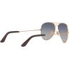 imageRayBan Rb3025 Classic Aviator SunglassesCopperPolarized Blue Gradient Grey