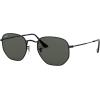 imageRayBan Rb3548n Hexagonal Flat Lens Evolve Photochromic SunglassesBlackPolarized G15 Green
