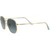 imageRayBan Rb3548n Hexagonal Flat Lens Evolve Photochromic SunglassesGoldBlue Gradient Grey