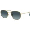 imageRayBan Rb3548n Hexagonal Flat Lens Evolve Photochromic SunglassesGoldBlue Gradient Grey