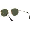 imageRayBan Rb3548n Hexagonal Flat Lens Evolve Photochromic SunglassesGoldG15 Green