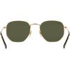 imageRayBan Rb3548n Hexagonal Flat Lens Evolve Photochromic SunglassesGoldGrey Flash
