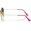 imageRayBan Rb3548n Hexagonal Flat Lens Evolve Photochromic SunglassesGoldGrey Gradient