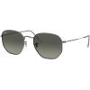 imageRayBan Rb3548n Hexagonal Flat Lens Evolve Photochromic SunglassesGunmetalLight Grey Gradient Dark Grey