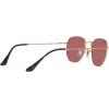 imageRayBan Rb3548n Hexagonal Flat Lens Evolve Photochromic SunglassesRose GoldPolarized Purple