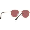 imageRayBan Rb3548n Hexagonal Flat Lens Evolve Photochromic SunglassesRose GoldPolarized Purple