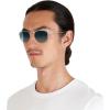 imageRayBan Rb3548n Hexagonal Flat Lens Evolve Photochromic SunglassesSilverBlue Gradient Grey