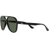 imageRayBan Rb4376 Aviator SunglassesBlackDark Green