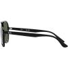 imageRayBan Rb4376 Aviator SunglassesBlackDark Green