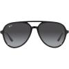 imageRayBan Rb4376 Aviator SunglassesBlackGrey Gradient