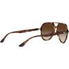 imageRayBan Rb4376 Aviator SunglassesHavanaBrown Gradient