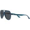 imageRayBan Rb4376 Aviator SunglassesOpal Dark BlueDark Grey