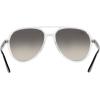 imageRayBan Rb4376 Aviator SunglassesTransparentGrey Gradient