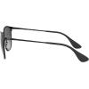 imageRayBan Womens Rb3539 Erika Metal Round SunglassesBlackLight Grey Gradient Grey