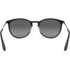 imageRayBan Womens Rb3539 Erika Metal Round SunglassesBlackPolarized Light Grey Gradient Grey
