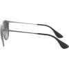imageRayBan Womens Rb3539 Erika Metal Round SunglassesMetallic GreyLight Grey Gradient Dark Grey