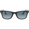 Black on Transparent/Blue Gradient Grey