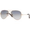 imageRayBan Rb3025 Classic Aviator SunglassesCopperPolarized Blue Gradient Grey