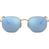 Gold/Light Blue Flash