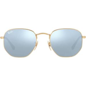 imageRayBan Rb3548n Hexagonal Flat Lens Evolve Photochromic SunglassesGoldGrey Flash