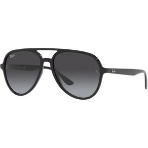 imageRayBan Rb4376 Aviator SunglassesBlackGrey Gradient
