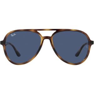 imageRayBan Rb4376 Aviator SunglassesHavanaDark Blue