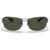 imageRayBan Man Sunglasses Gunmetal Frame Green Lenses 64MMGunmetalPolarized Dark Green