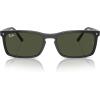 imageRayBan Rb4435 Rectangular SunglassesBlackGreen
