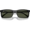 imageRayBan Rb4435 Rectangular SunglassesBlackGreen