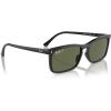 imageRayBan Rb4435 Rectangular SunglassesBlackPolarized Green