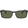 imageRayBan Rb4435 Rectangular SunglassesBlackPolarized Green