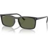 imageRayBan Rb4435 Rectangular SunglassesBlackPolarized Green