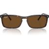 imageRayBan Rb4435 Rectangular SunglassesHavanaPolarized Brown