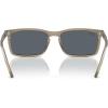 imageRayBan Rb4435 Rectangular SunglassesTransparent BrownBlue